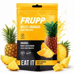 Frupp liofilizowany ananas bezglutenowy 15 g