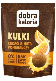 DOBRA KALORIA Zdrowa Przekąska Kulki Kakao Nuta Pomarańczy Daktyle Migdały