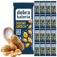 20x Smaczny i Zdrowy Baton SOLONY ORZECH Bez Cukru Błonnik Dobra Kaloria