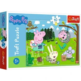 Puzzle 30 el. Świnka Peppa – leśna wyprawa (Trefl)