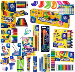 ASTRA WYPRAWKA SZKOLNA XXL DUŻY ZESTAW DO SZKOŁY