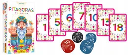 PITAGORAS Matematyczna Gra Planszowa Imprezowa 8+ Egmont