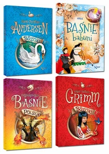 4x Pakiet Baśnie Polskie Andersen Bracia Grimm Babuni Kolorowa Klasyka Greg