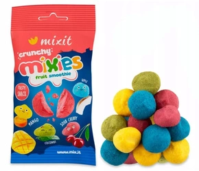 MIXIT Crunchy Mixies OWOCOWO WARZYWNA Przekąska Liofilizowane Owoce 20g