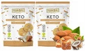 Frank&Oli Keto Mini Ciasteczka Słony Karmel Kokos Migdały 90g x2