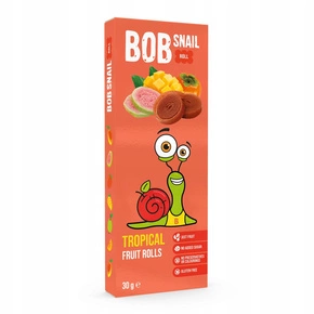 Przekąska MANGO PERSYMONA GUAWA Bez Cukru 30g BOB SNAIL