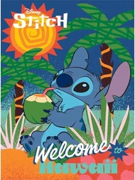 Zeszyt Szkolny A4 32k TRZYLINIA KOLOROWA Disney STITCH St. Majewski