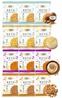 FRANK&OLI Ciastko Miękkie Keto MIX SMAKÓW Bez Cukru 50g x12