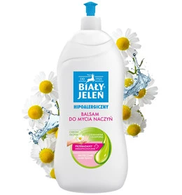 Balsam do mycia naczyń, hipoalergiczny z rumiankiem 1 L | Biały Jeleń