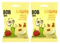 2x BOB SNAIL Żelki Owocowe JABŁKO GRUSZKA Bez Dodatku Cukru 2x 40g (80g)