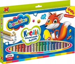 Kredki ołówkowe grube Bambino 24 szt.