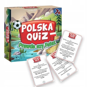 Polska Quiz Prawda Czy Fałsz? Gra Edukacyjna W Pytania 7+ Kangur 40384