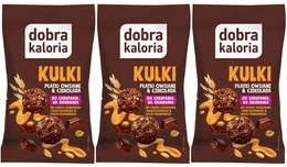 3x Zdrowa Przekąska Kulki Śniadaniowe OWSIANE Z CZEKOLADĄ Dobra Kaloria