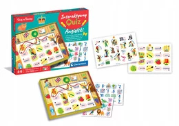 Uczę Się Bawiąc Interaktywny Quiz ANGIELSKI Clementoni 4+ 50943