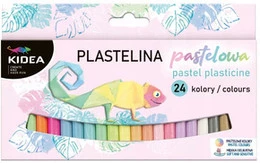Plastelina pastelowa 24 kolory Kidea
