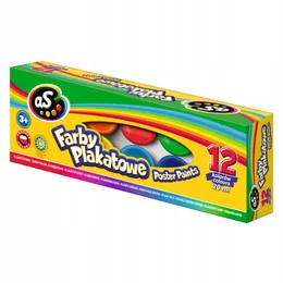 Farby Plakatowe Astra 12 szt. x 20 ml