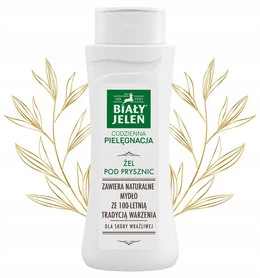 BIAŁY JELEŃ Żel Pod Prysznic NATURALNY Nawilża Zmiękcza Skórę 300ml