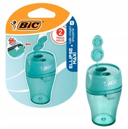BIC Ellipse Temperówka Szkolna Podwójna z Pojemnikiem MIX Kolorów 1szt.