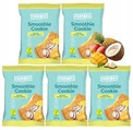 Ciastka Smoothie Frank&Oli Ananas Mango Kokos 50g x5 – Wegańskie Bez Glutenu Bez Cukru
