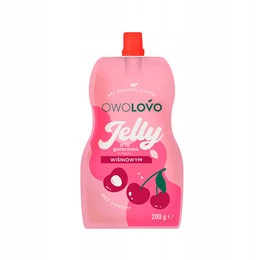 Jelly Owolovo bez cukru jabłko wiśnia 200g