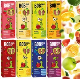 Ślimak Bob Snail PRZEKĄSKA Bez Cukru Glutenu 30g MIX SMAKÓW x 8szt 0,24kg