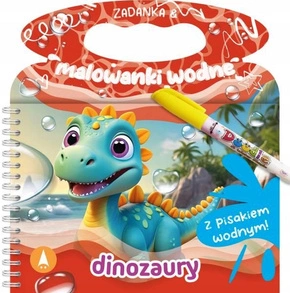 Zadanka i Malowanki Wodne DINOZAURY z Pisakiem 3+ Skrzat