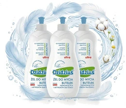 Płyn do mycia butelek i smoczków, hipoalergiczny 3x500 ml | Dzidziuś