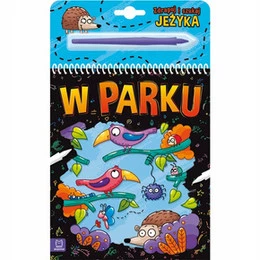 Zdrapuj i szukaj jeżyka. W parku