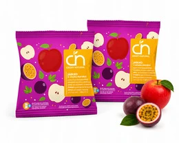 Zestaw CRISPY NATURAL Jabłko o smaku marakui - Suszone chipsy z 2 szt.