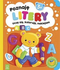 Poznaję litery. Uczę się, koloruję, naklejam. 3+