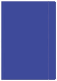 Teczka Z Gumką Szkolna Biurowa A4 GRANATOWA Interdruk