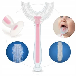 SZCZOTECZKA DO MYCIA ZĘBÓW DLA DZIECI SILIKONOWA W KSZTAŁCIE U BOCIOLAND