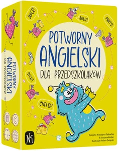 Potworny Angielski dla Przedszkolaków - Gra Planszowa Nasza Księgarnia