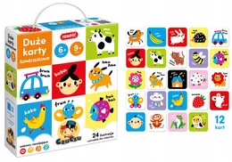 Duże Karty Kontrastowe Dla Dzieci W Wieku 6-9M+ CzuCzu
