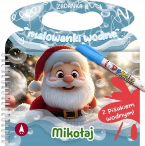 Zadanka i Malowanki Wodne MIKOŁAJ z Pisakiem 3+ Skrzat