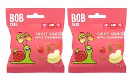 Bob Snail Żelki Owocowe Jabłko Truskawka Bez Cukru