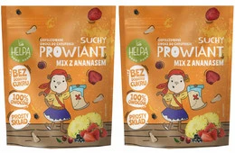 HELPA Suchy Prowiant MIX Z ANANASEM Owoce Liofilizowane 20g x2