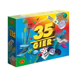 35 Gier Planszowych: Chińczyk, Warcaby, Bierki - Alexander