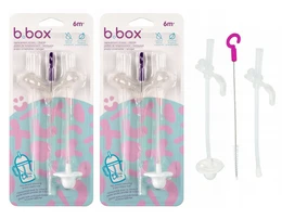 Słomki Wymienne Rurki Do Bidonu Kubka 2 szt B.Box x2
