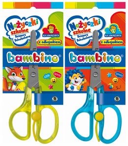 2x Nożyczki Dla Leworęcznych Bambino 13 cm