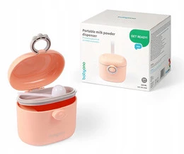 BABYONO Pojemnik Na Mleko Modyfikowane w Proszku z Uchwytem Łyżeczką ŁOSOŚ