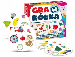 Gra W Kółko Dla Dzieci Karciana Rodzinna Obrazkowa Edukacyjna 5+ Kangur