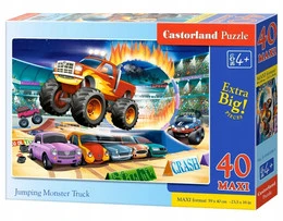 Puzzle MAXI 40 Auto MONSTER TRUCK Skaczący Pojazd 4+ Castorland