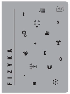 Zeszyt Szkolny Tematyczny FIZYKA A5 60 Kartki W Kratkę 70g Interdruk