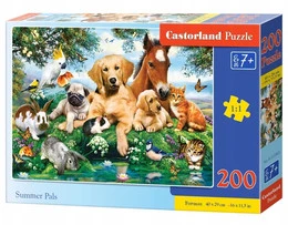 Puzzle 200 elementów Świat Zwierząt Castorland