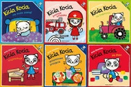 KICIA KOCIA Pakiet 6 Kolorowych Książeczek Dla Dzieci Anita Głowińska 0+