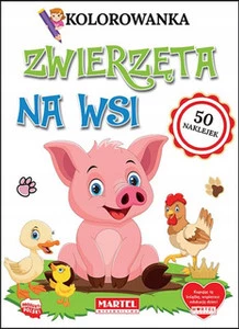 Kolorowanka Zwierzęta na Wsi | Martel