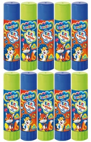 10x Klej w Sztyfcie 9g Bambino