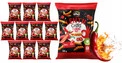 CHIPSY Chrupki z Czerwonej Soczewicy o Smaku FLAMING HOT 100g Oho! x10
