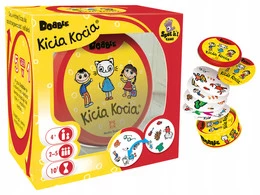 KICIA KOCIA Dobble Gra Karciana Rodzinna Spostrzegawczość 4+ Rebel